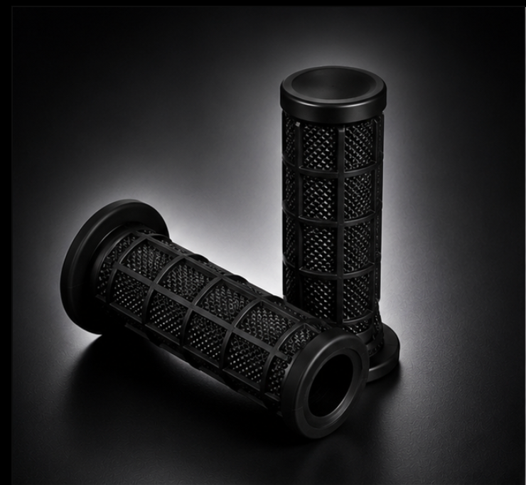 ODI Black Half Waffle Grips